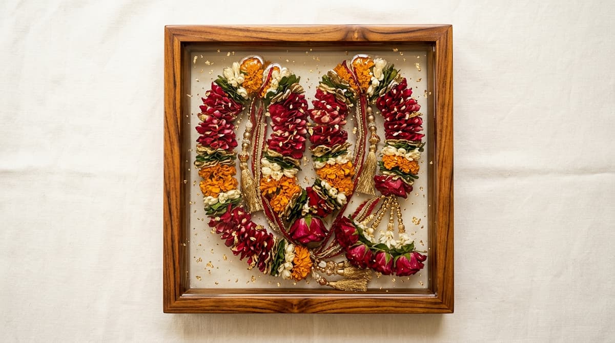 Preserved Varmala Heirloom Frame