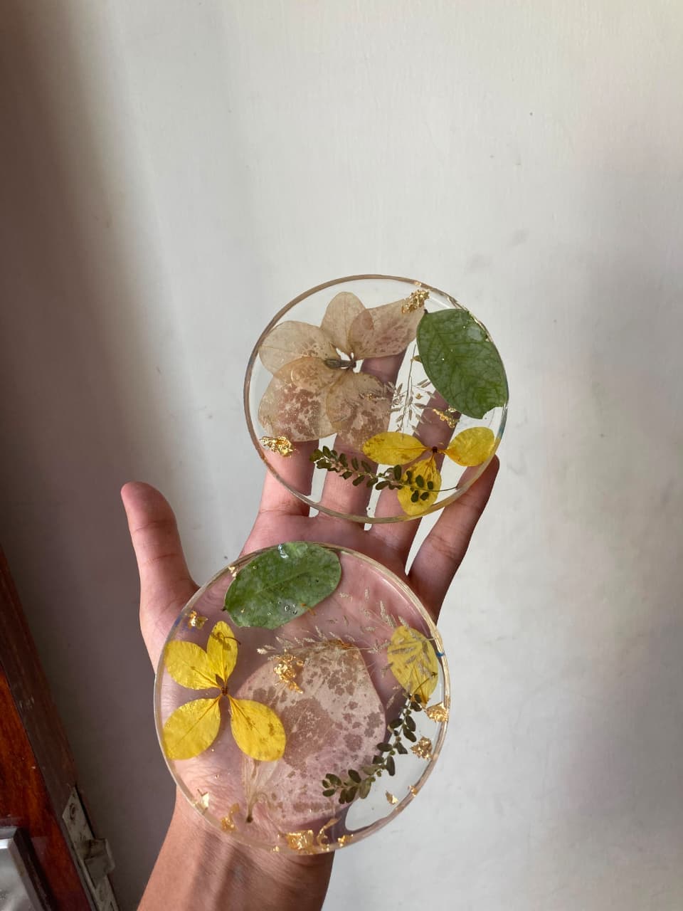 Botanical Resin Coaster Set (Set of 4) view 4