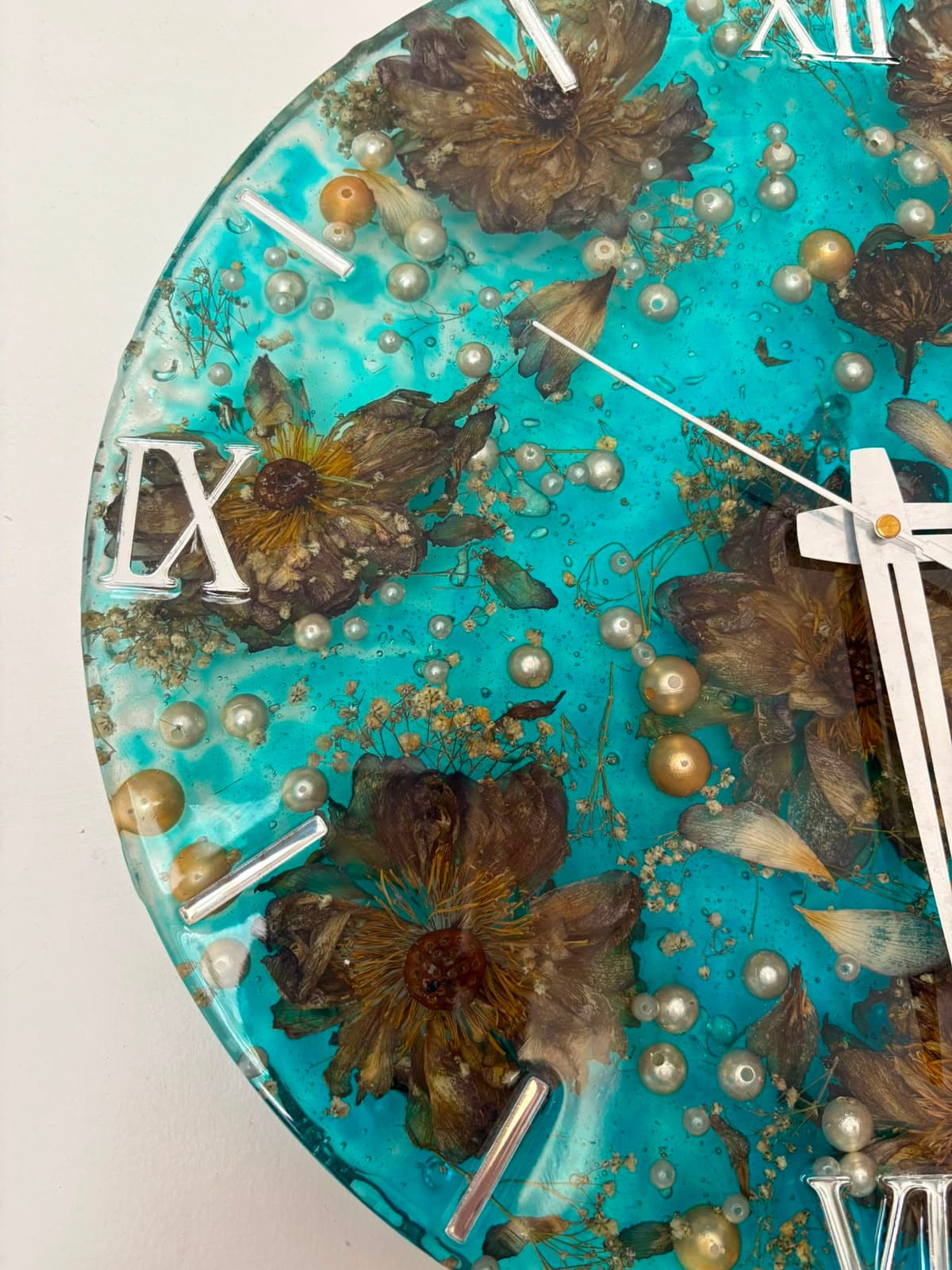 Eternal Time Floral Wall Clock view 4